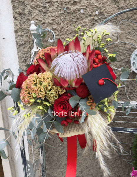 mazzo di fiori misti per Laurea